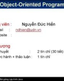 Chương 7: Lập trình giao diện (Phần 2)