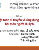 Bài thuyết trình: Thuật toán di truyền và ứng dụng giải bài toán người du lịch - ĐH Hải Phòng