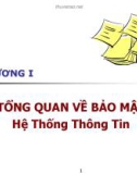 Bài giảng Bảo mật hệ thống thông tin - Chương 1: Tổng quan về bảo mật hệ thống thông tin