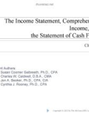 Lecture Intermediate accounting - Chapter 4: The income statement, comprehensive income, and the statement of cash flows