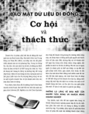 Bảo mật dữ liệu di động: Cơ hội và thách thức