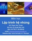 Bài giảng môn học Lập trình hệ nhúng - Phạm Văn Thuận