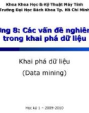 Bài giảng Khai phá dữ liệu (Data mining): Chương 8 - ĐH Bách khoa TP.HCM