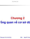 Bài giảng Cơ sở dữ liệu phân tán: Chương 2 - Nguyễn Trung Trực