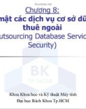 Bài giảng Bảo mật hệ thống thông tin: Chương 8 - ĐH Bách khoa TP HCM