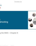 Lecture Accessing the WAN - Chapter 8: Network Troubleshooting