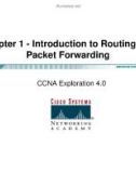 Lecture CCNA Exploration 4.0 (Kỳ 2) - Chapter 1: Introduction to Routing and packet forwarding