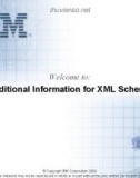 Lecture Introduction to XML: Additional Information for XML Schema