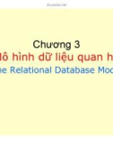 Bài giảng Cơ sở dữ liệu: Chương 3 - ThS. Trần Đắc Phi Hùng