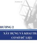 Bài giảng Hệ quản trị cơ sở dữ liệu: Chương 2 - ĐH Công nghiệp Thực phẩm