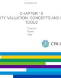 Lecture Investments: Principles of portfolio and equity analysis: Chapter 10 - CFA Institute