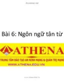 Bài giảng Cơ sở dữ liệu: Bài 6 - Trung tâm Athena