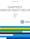 Lecture Investments: Principles of portfolio and equity analysis: Chapter 8 - CFA Institute