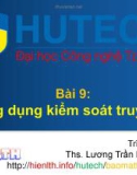 Bài giảng Bảo mật thông tin - Bài 9: Ứng dụng kiểm soát truy cập