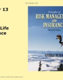 Lecture Rick management and insurance (11th edition): Chapter 13 - George Rejda