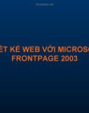 Bài giảng Thiết kế web với Microsoft FrontPage 2003