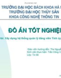 ĐỒ ÁN TỐT NGHIỆP Đề tài: Xây dựng hệ thống quản lý đảng viên Tỉnh ủy Khánh Hòa