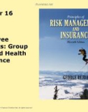 Lecture Rick management and insurance (11th edition): Chapter 16 - George Rejda