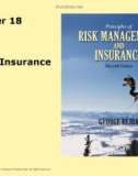 Lecture Rick management and insurance (11th edition): Chapter 18 - George Rejda