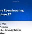 Lecture Software engineering II: Chapter 27 - Dr. Muzafar Khan