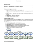 Software design and architecture (Lecture notes) – Chapter 2