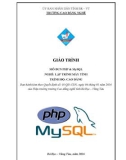 Giáo trình PHP & MySQL - Nghề: Lập trình máy tính - CĐ Kỹ Thuật Công Nghệ Bà Rịa-Vũng Tàu