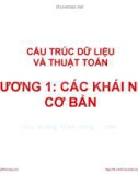 Bài giảng Cấu trúc dữ liệu và thuật toán: Chương 1 - Trịnh Anh Phúc