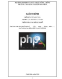 Giáo trình PHP và MYSQL (Nghề: Lập trình máy tính-CĐ) - CĐ Cơ Giới Ninh Bình