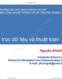 Bài giảng Cấu trúc dữ liệu và thuật toán: Chương 2 - Nguyễn Khánh Phương