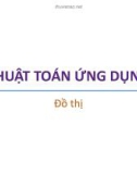 Bài giảng Thuật toán ứng dụng: Đồ thị - Trương Xuân Nam