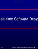 Lecture Software Engineering - Chapter 15: Real-time software design