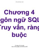 Bài giảng Cơ sở dữ liệu (Database): Chương 4 - TS. Đặng Thị Thu Hiền