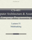 Lecture Computer Architecture and Assembly Language Programming - Lesson 31: Multitasking