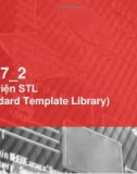 Bài giảng Kỹ thuật lập trình - Chương 7.2: Thư viện STL (Standard Template Library)(Trường Đại học Bách khoa Hà Nội)