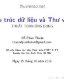 Bài giảng Thuật toán ứng dụng: Chương 2 - Đỗ Phan Thuận