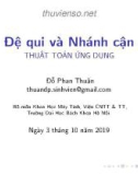 Bài giảng Thuật toán ứng dụng: Chương 3 - Đỗ Phan Thuận