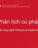 Bài giảng Xử lý ngôn ngữ tự nhiên (Natural language processing): Bài 5a - Viện Công nghệ Thông tin và Truyền thông