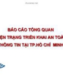 BÁO CÁO TỔNG QUAN HIỆN TRẠNG TRIỂN KHAI AN TOÀN THÔNG TIN TẠI TP.HỒ CHÍ MINH