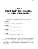 Lý thuyết tài chính doanh nghiệp và một số dạng bài tập căn bản (Tập 2 - Tái bản lần thứ hai): Phần 2