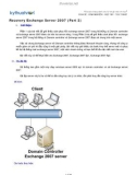 Recovery Exchange Server 2007 (Part 2)