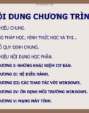 Tin học ứng dụng cơ bản