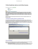 10 thủ thuật bảo mật cơ sở dữ liệu Access