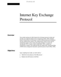 Internet Key Exchange Protocol