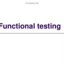 Functional testing