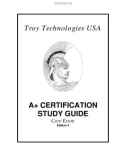 Troy Technologies USA_ A+ CERTIFICATION STUDY GUIDE Core Exam