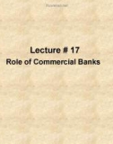 Management of financial institution: Lecture 17