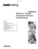 Module 4: Internet Information Services Authentication