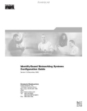 Identify-Based Networking Systems Configuration Guide