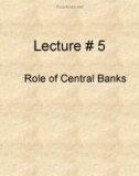 Management of financial institution: Lecture 5