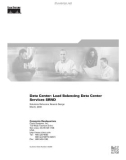 Data Center: Load Balancing Data Center Services SRND